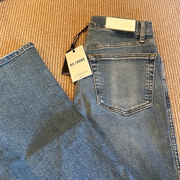 NWT RE/DONE 90’s high rise loose jeans in rio fade size 27 - Picture 16 of 16